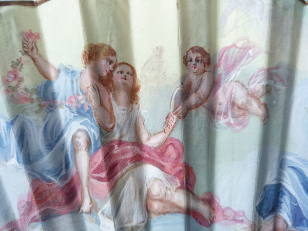 Antique Angels Hand Fan