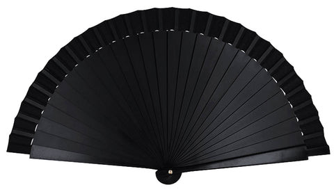 3 pieces Plain Black Fans