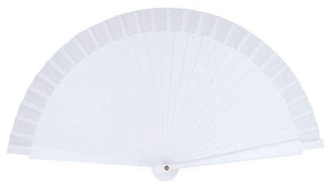 3 pieces Plain White Fans