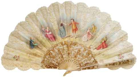 Hand Fan Vintage Gorgeous
