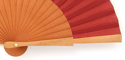 Plain Wooden Hand Fan GC0107DR
