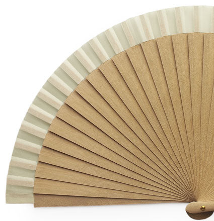 10 pieces Natural Wood Fans
